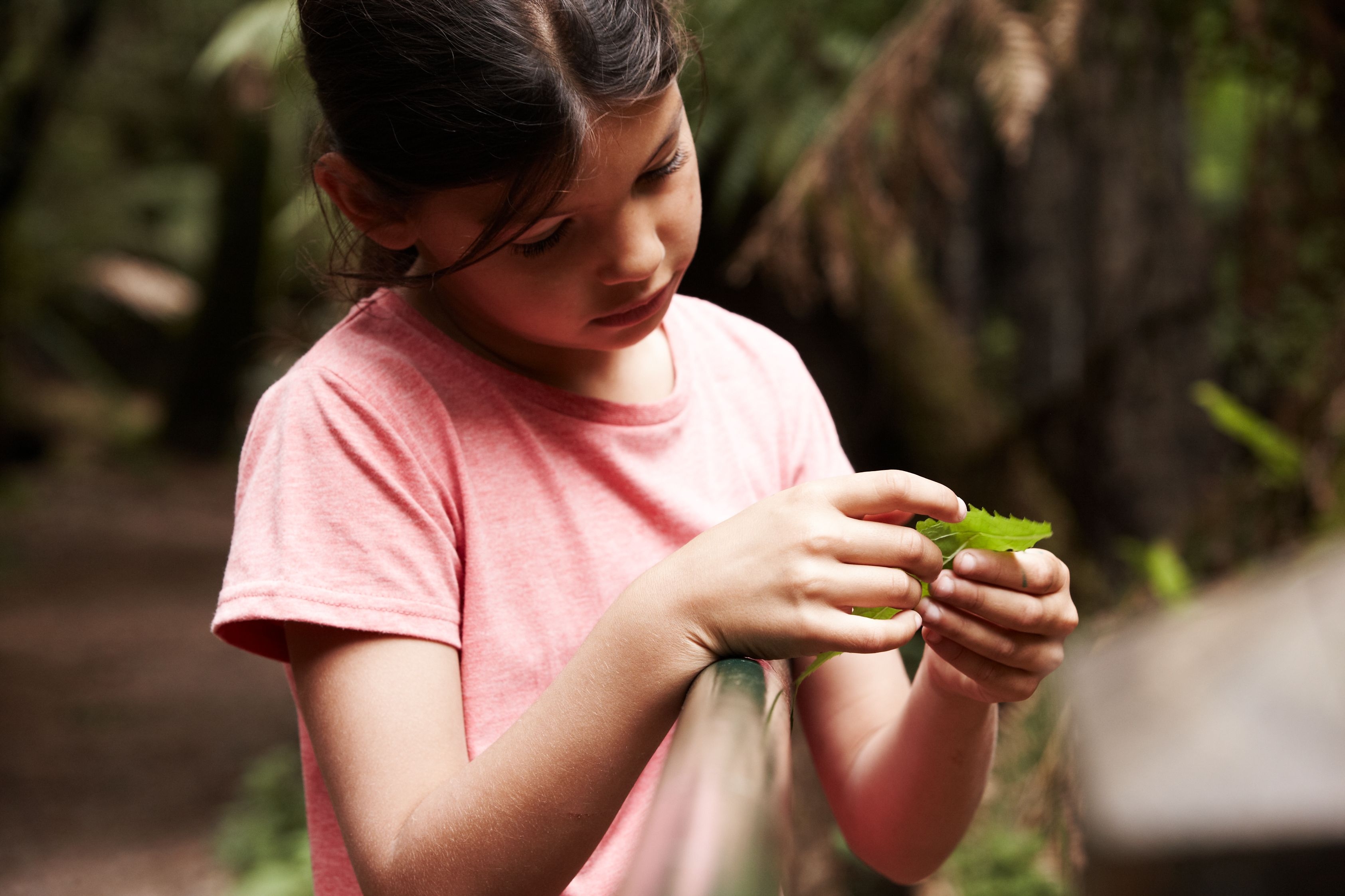 Children activities 4 (girl with leaf) - Your Coastal ConnectionYour ...